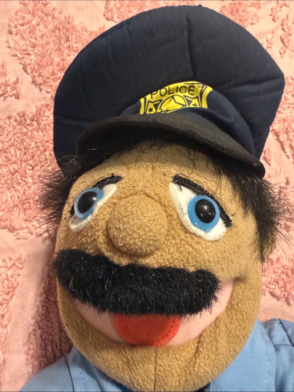 Melissa & Doug Police Puppet Costume - Light Blue Shirt & Navy Hat - Picture 5 of 8